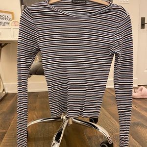 striped brandy top